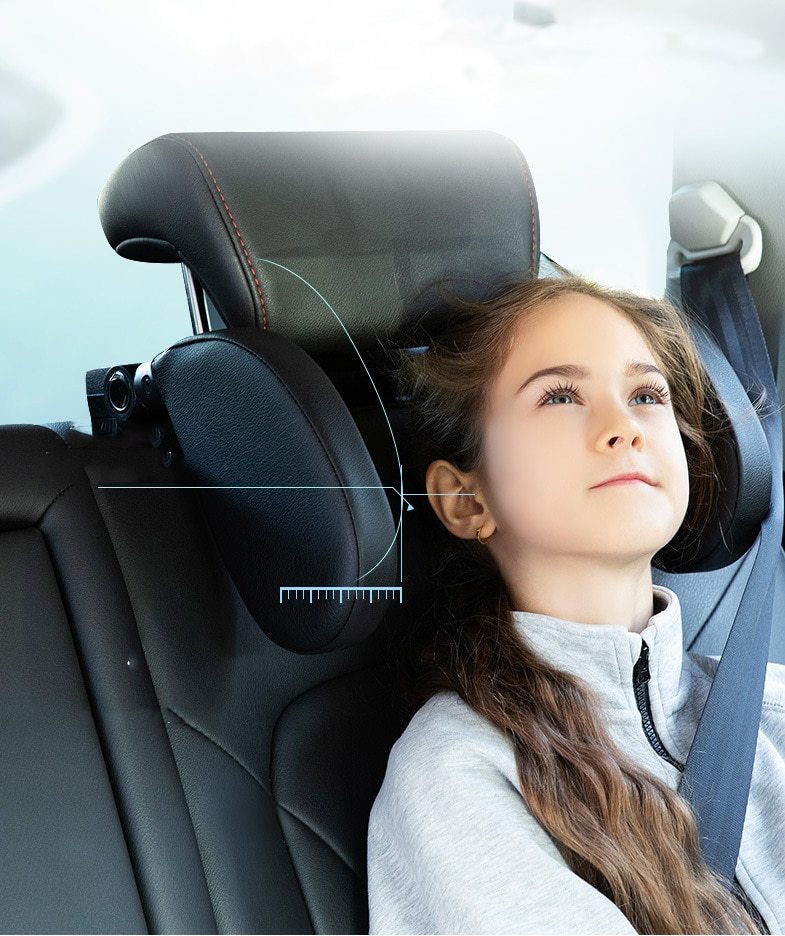 Kids Car Seat Pillow – Ergonomic Travel Comfort Cushion