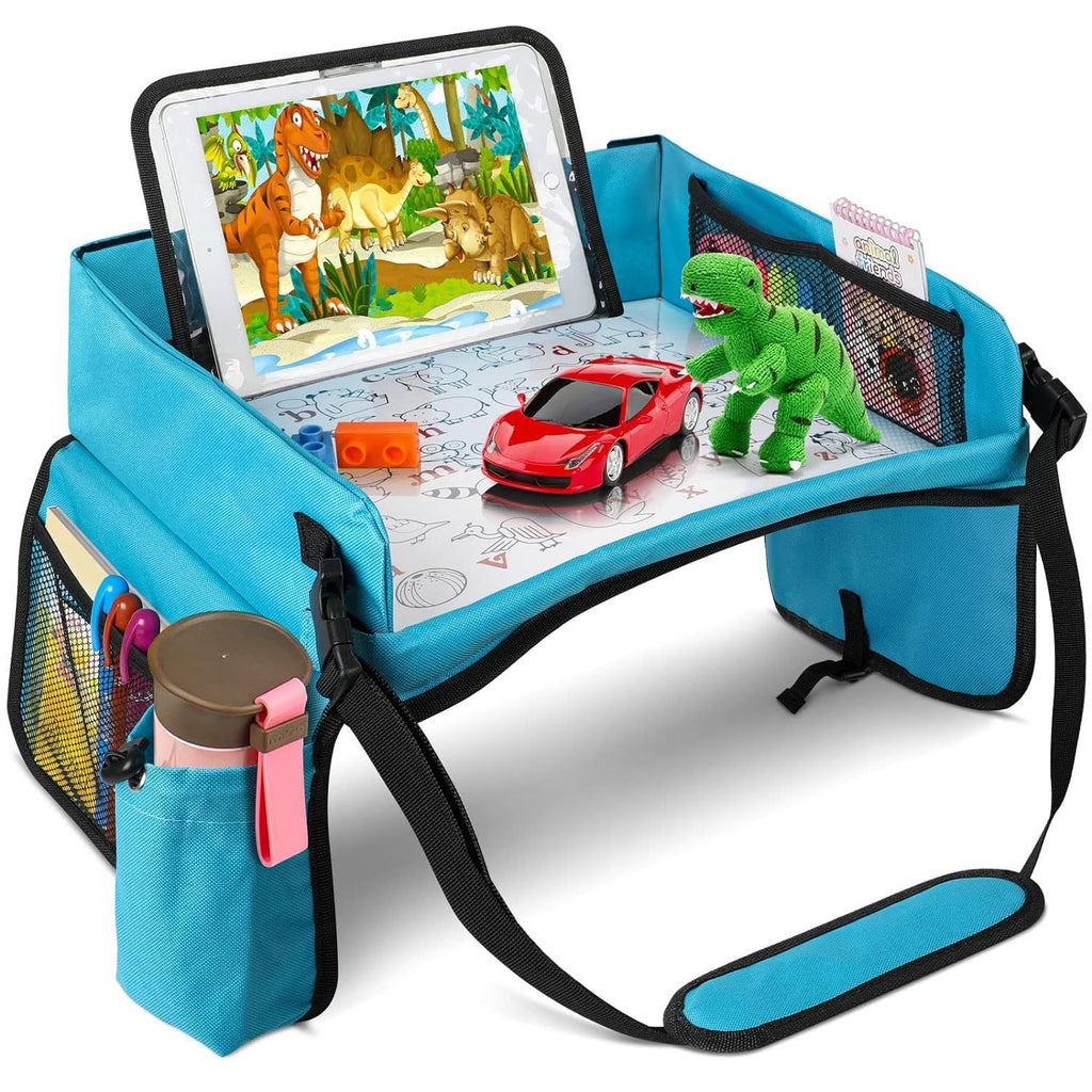 Portable Kids Car Tray – Travel Snack & Play Tray