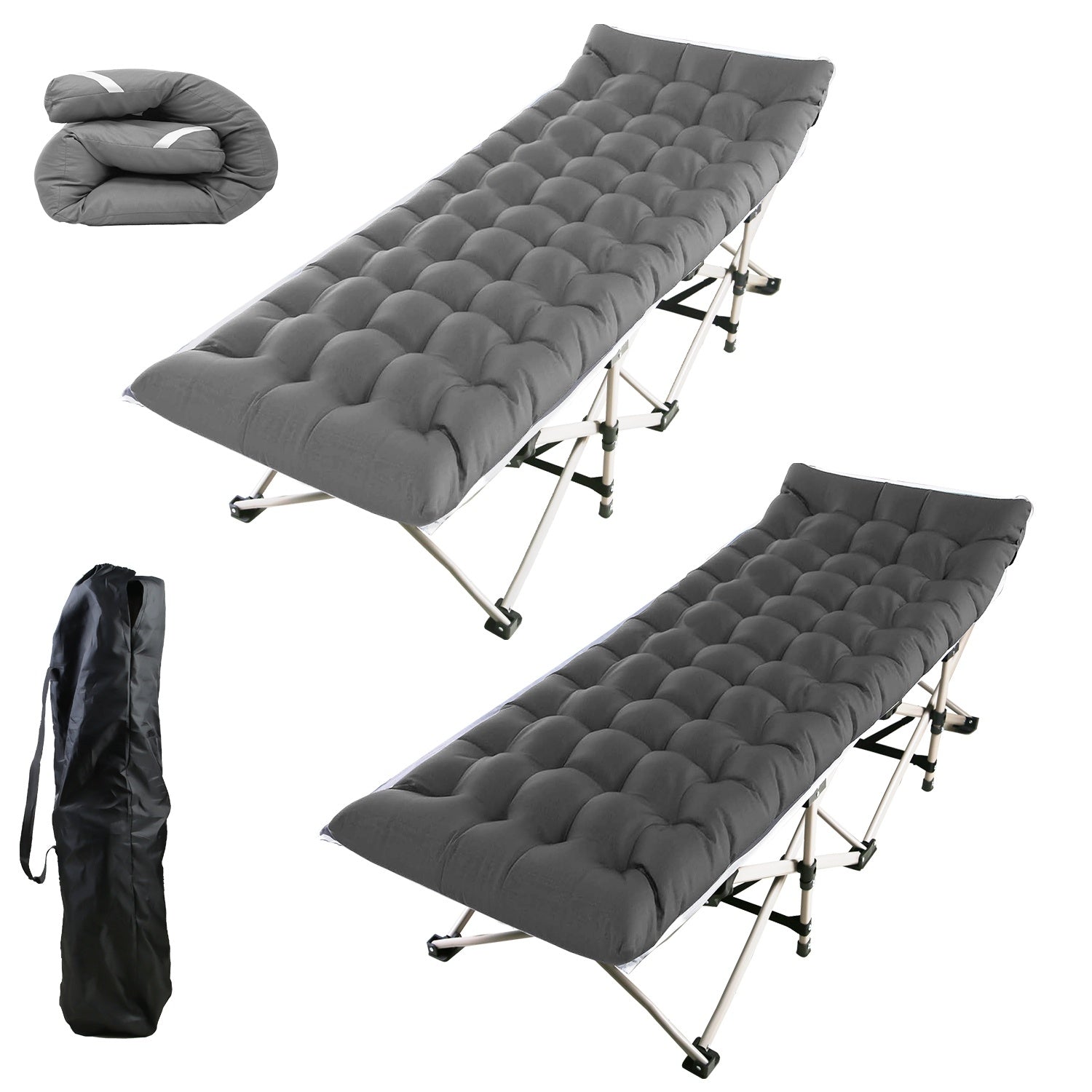 Portable Folding Camping Cot – Lightweight Travel Bed
