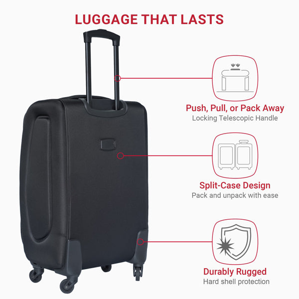 Oxford Cloth Suitcase – Durable Lightweight Travel Luggage