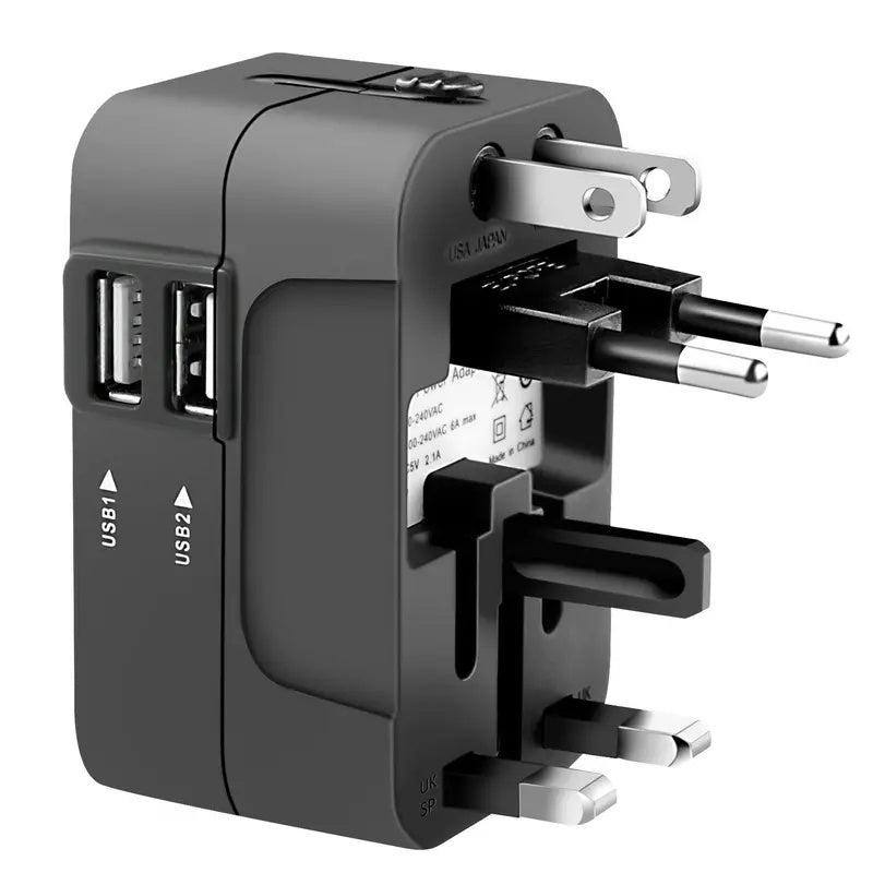 Universal Travel Adapter – Worldwide All-in-One Wall Charger