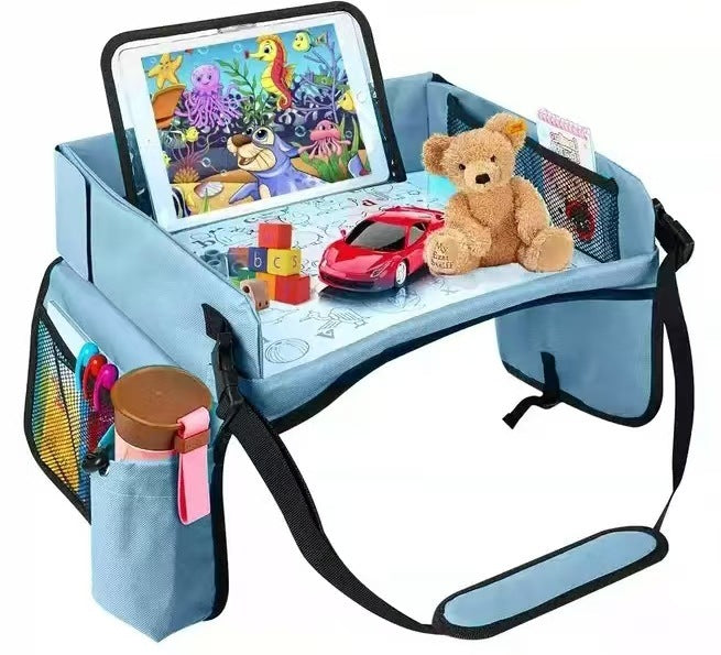 Portable Kids Car Tray – Travel Snack & Play Tray