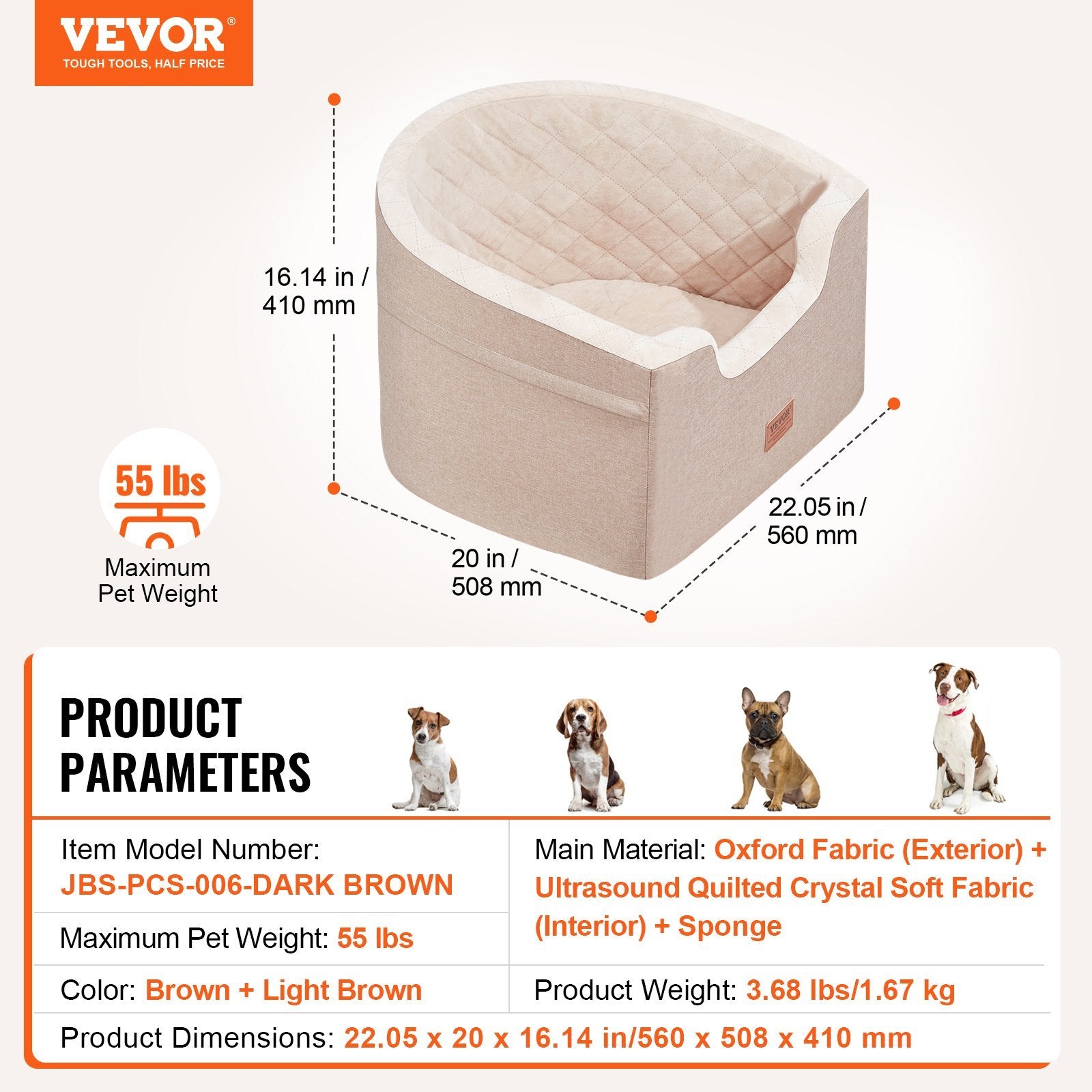 Small Medium Dog Car Seat – Booster Travel Safety