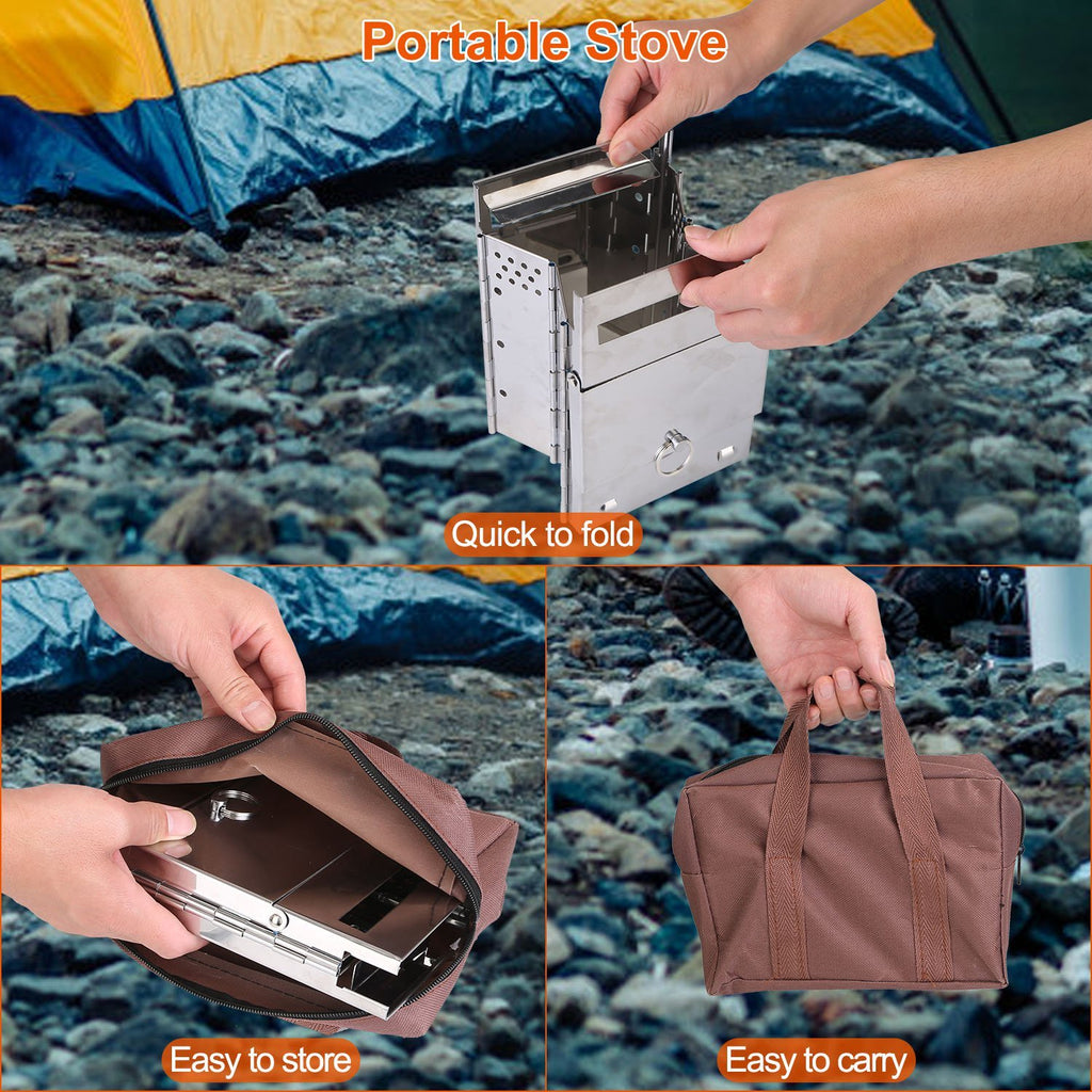 Compact Travel Stove – Perfect for Camping, Hiking & BBQ
