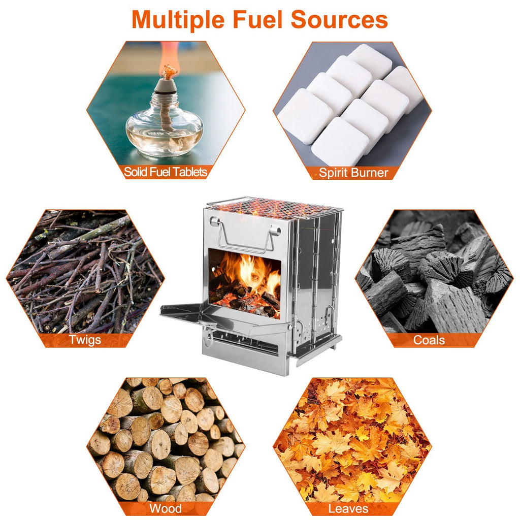 Compact Travel Stove – Perfect for Camping, Hiking & BBQ