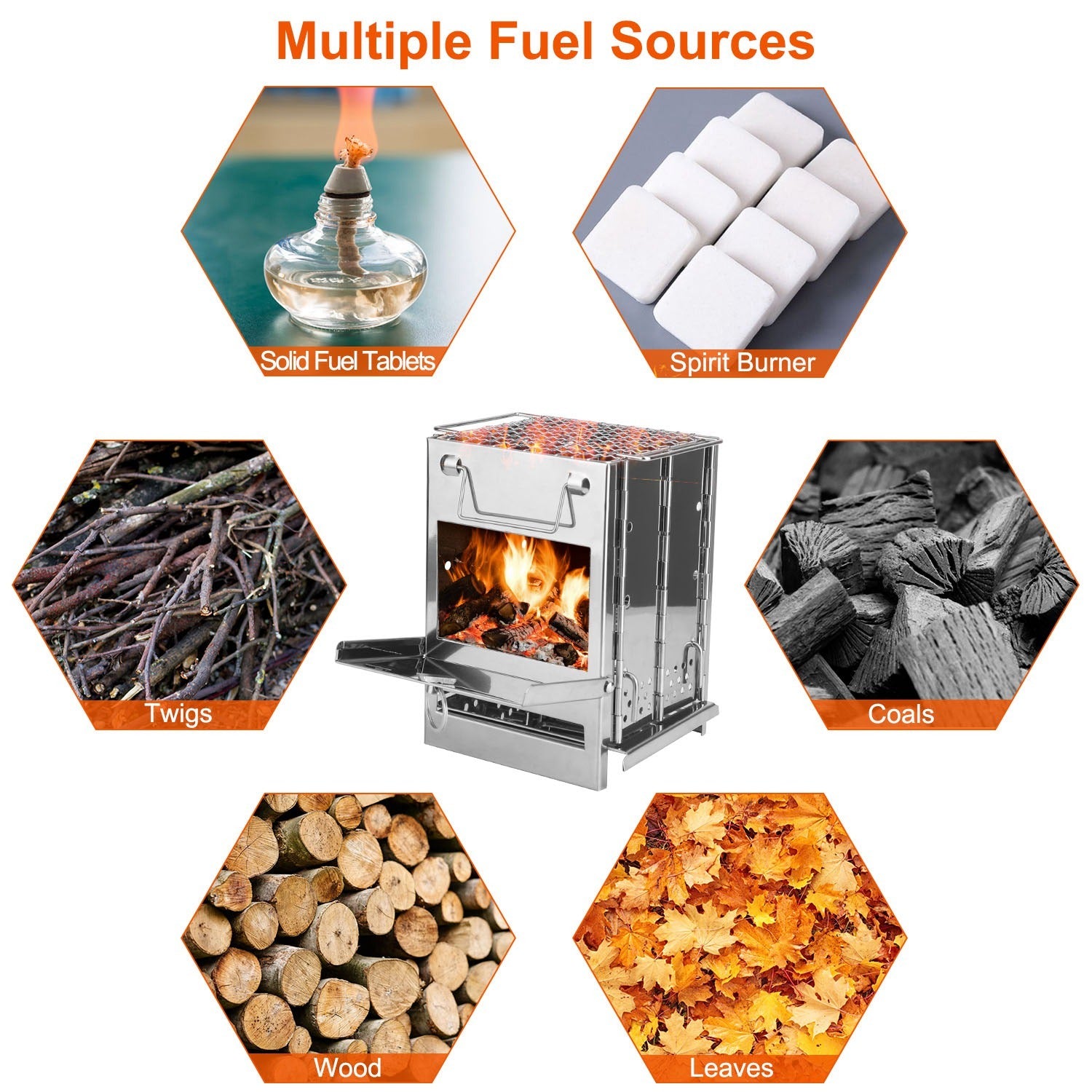 Compact Travel Stove – Perfect for Camping, Hiking & BBQ