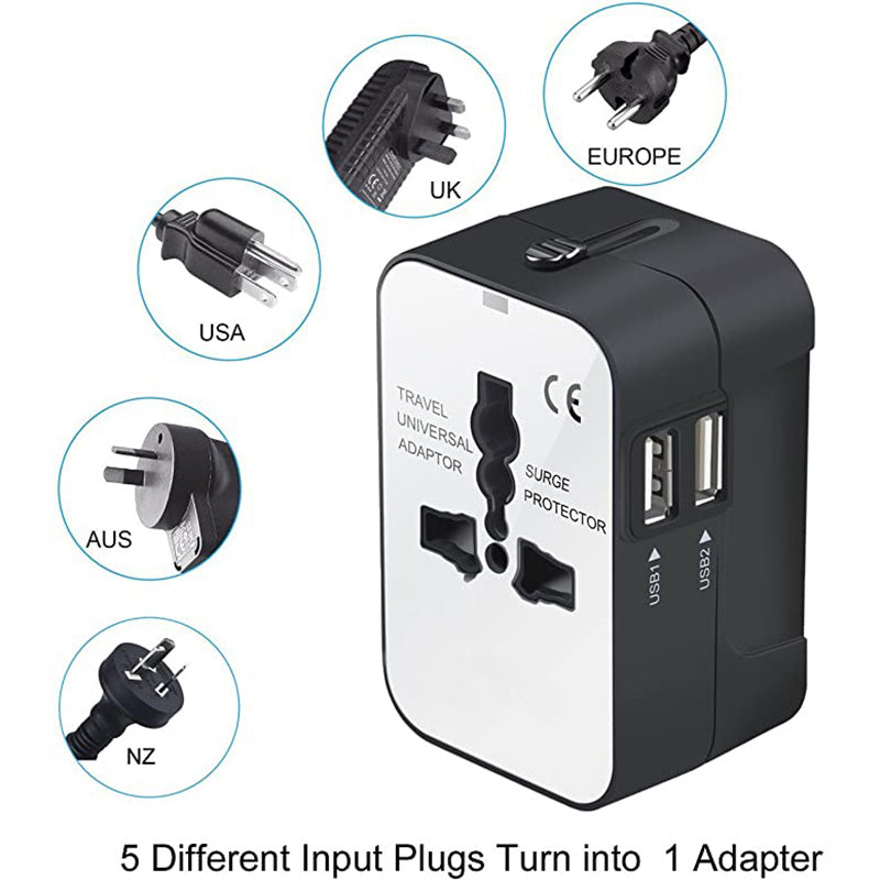 Universal Travel Adapter – Worldwide All-in-One Wall Charger