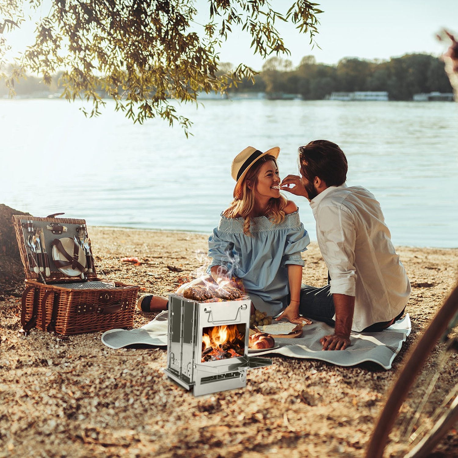 Compact Travel Stove – Perfect for Camping, Hiking & BBQ