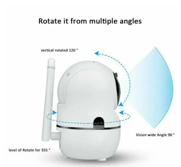 Portable Travel Baby Monitor – 1080P WiFi Pet Camera